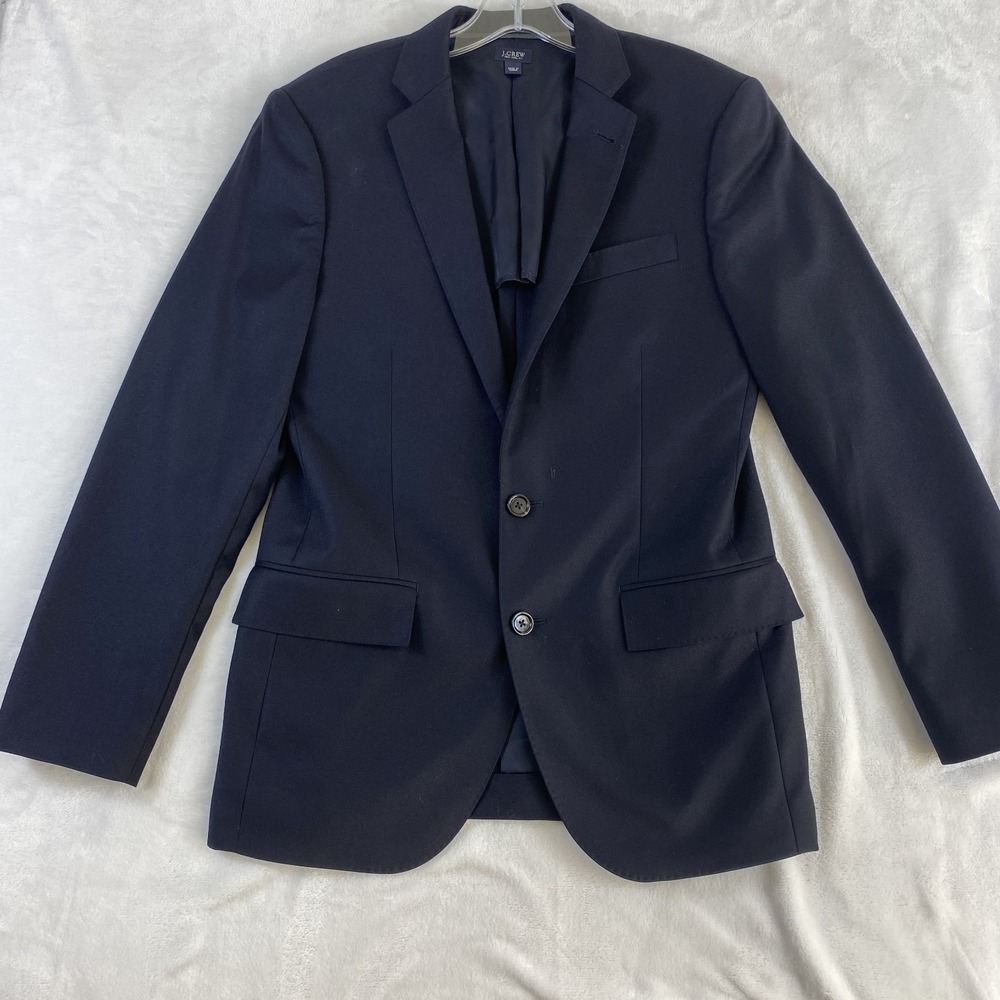 J.Crew Loro Piana Ludlow Jacket Blazer Sportcoat Men's Sz 36S Black Italian Wool